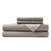 Hotel Sheets Direct 100% Bamboo Sheets - California King Size Sheet and Pillowcase Set - Cooling, 4-Piece Bedding Sets - Sand