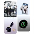 thumbnail image 2 of ziyahi Portable Digital Display Pin Providing Clear Visuals For Anime Concerts And Events HD Screen Electronic Digital Badge white, 2 of 6