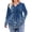 Blue Flower, variant on Weardear Womens Plus Size Long Sleeve Shirts V Neck Fall Tunic Tops for Dressy Casual