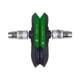 thumbnail image 1 of Soidarity 1 par de pastillas de freno de bicicleta en forma de V zapatas de freno piezas de repuesto componentes Ciclismo Verde Soidarity OD021871-02, 1 of 6