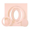 thumbnail image 4 of Uxcell Round Combination Photography Background Props Set, Hard Foam Photo Props Geometric Cube for Photo Shoot Beige, 4 of 5