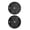 Black, variant on lanema Pack Of 4 Plastic Flower Pot Drainage Inserts For Healthy Plant Growth Gardening