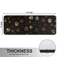 thumbnail image 5 of Kitchen Rugs Sets Of 2,Paw Print Anti Fatigue Kitchen Mat Rugs Non Slip Washable,Decorative Kitchen Floor Mats for Kitchen,Sink,Laundry,17"x47"+17"x47", 5 of 5