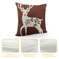 thumbnail image 4 of Nawypu Christmas Decorations Pillow Covers, Outdoor Farmhouse Christmas Decor for Home, Pink Christmas Pillow Covers Deer Xmas Winter Holiday Decorations Throw Cushion Covers for Couch, 4 of 5