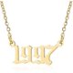 thumbnail image 1 of Collar con año de nacimiento 1997 Yuxing acero inoxidable, 1 of 5