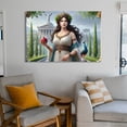 thumbnail image 6 of Greek Mythology Poster Hera - Queen of The Gods Wall Art Picture Painting Poster Canvas Print Posters Artworks Bedroom Living Room Decor 08x12inch(20x30cm), 6 of 6