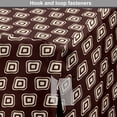 thumbnail image 4 of Geometric Dog Crate Cover, Concentric Surreal Squares Motifs Abstract Symbols Warm Tone Backdrop, Easy to Use Pet Kennel Cover for Dogs, 35" x 23" x 27", Seal Brown Champagne, by Ambesonne, 4 of 6