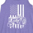 thumbnail image 2 of Instant Message - Tractor American Flag - Toddler & Youth Girls A-line Dress, 2 of 5