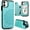 Mint, variant on for iPhone 12 Pro/iPhone 12 Wallet Case with Card Holder,Mandala Emboss PU Leather with Kickstand Credit Card Slots Clasp Slim Flip Cover for iPhone 12/12 Pro 6.1 Inch (Gray)