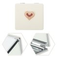 thumbnail image 2 of EeaseCA Delicate Mirror Women Small Makeup Mirror Folding Metal and Glass Mirror, 2 of 8