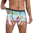 thumbnail image 2 of Kdxio Men's Boxer Briefs with Christmas Birds Print - Comfortable and Breathable Underwear for Everyday Wear, 2 of 7