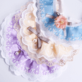 thumbnail image 5 of Pet Lace Collar Adjustable Cat Bandana Flower Bib Puppy Necktie Costume Decor Accessories for Cats and Small Dog - Purple, 5 of 5