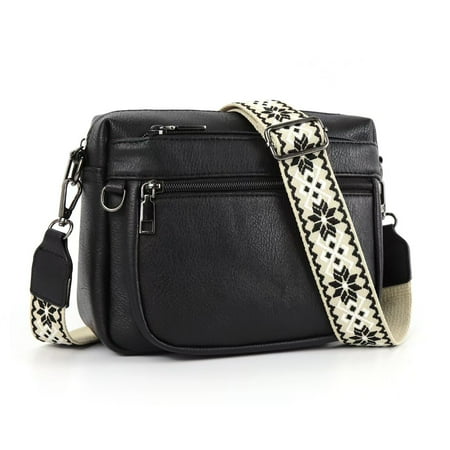 Crossbody Purses for Women Trendy,Vegan Leather Crossbody Bags,Cell Phone Camera Shoulder Handbags with Card Slots