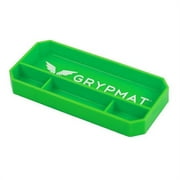 Grypmat GRYGMPS 9 x 4.25 in. Rectangular Grypmat Tool Tray with 1 in. Thick Chemical Resistant Silicone, Green