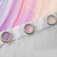 thumbnail image 4 of Manfei Psychedelic Galaxy Kids Black Out Curtains, Cartoon Starry Sky Curtains Pack of 2 (42x63 Each), Dreamy Stars Cloud Bedroom Curtains, Curtains and Drapes Decor, 4 of 6