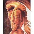 thumbnail image 2 of Unknown 15x18 Gold Ornate Wood Framed with Double Matting Museum Art Print Titled - Your Love, 2 of 4