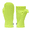 Hi Vis, variant on Women’s Fingerless Mittens - Lightweight Convertible Running Mitten - medium/large