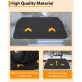 thumbnail image 3 of 33000 Lbs 36 In x21 In Rubber Threshold Ramp 2 Pack 3.5 In Rise Heavy Duty Wheelchair Ramp for Doorways Curbs and Driveways, 3 of 9