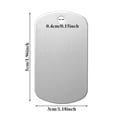thumbnail image 5 of 25Pieces Pet Label for Collar Engraving Metal Nameplate for Dogs and Cats, 5 of 8