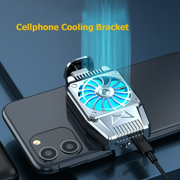 dodocool Ventilateur de Refroidissement pour Cellulaire Rechargeable Design Extensible pour Téléphones de 4 à 6.7 Pouces Support de Refroidissement Silencieux pour Regarder des Jeux
