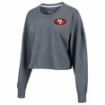 thumbnail image 2 of Sudadera Crop Top NFL para Mujer Manga Larga y Cuello Redondo 49 ers Oxford Talla CH, 2 of 4