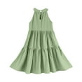 thumbnail image 6 of JUSLIO Dresses for Girls Camisole Dresses Sundress Casual Sleeveless Dress Size 5, 6 of 6