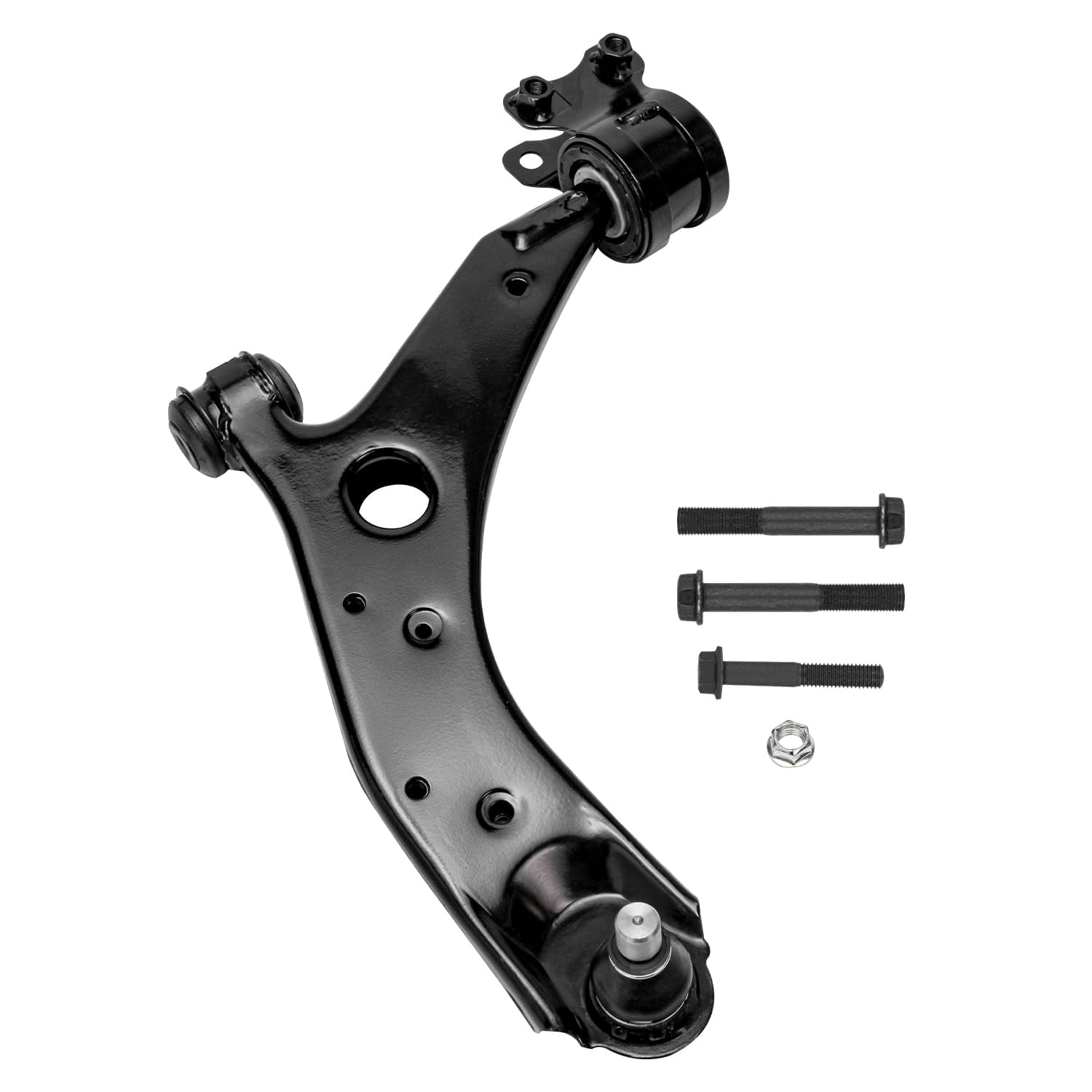 Detroit Axle -  2pc Front Lower Control Arms for 2004-2009 Mazda 3 Sport, 2006-2017 Mazda 5, 2 Lower Control Arms Ball Joints Pair Assembly 2005 2007 2008 2010 2011 2012 2013 2014 2015 2016