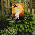 thumbnail image 2 of Carolines Treasures BB4445GF Halloween Foreign White Cat Flag Garden Size  Small multicolor, 2 of 2