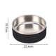 thumbnail image 2 of negro--El recipiente para mascotas de acero inoxidable tiene capacidad para 100 oz| Cuenco para perros apto para lavavajillas | Base de goma antideslizante, 2 of 5