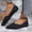 Black, variant on Women's Knit Pointed Toe Ballet Flats, Breathable Comfortable Slip-On Casual Dress Shoes