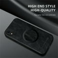 thumbnail image 2 of Allytechgroup Magnetic for iPhone XR Case, Compatible with MagSafe Support Magnetic Car Phone Mount PU Leather Slim Phone Case for Women Men for iPhone XR, Black, 2 of 10