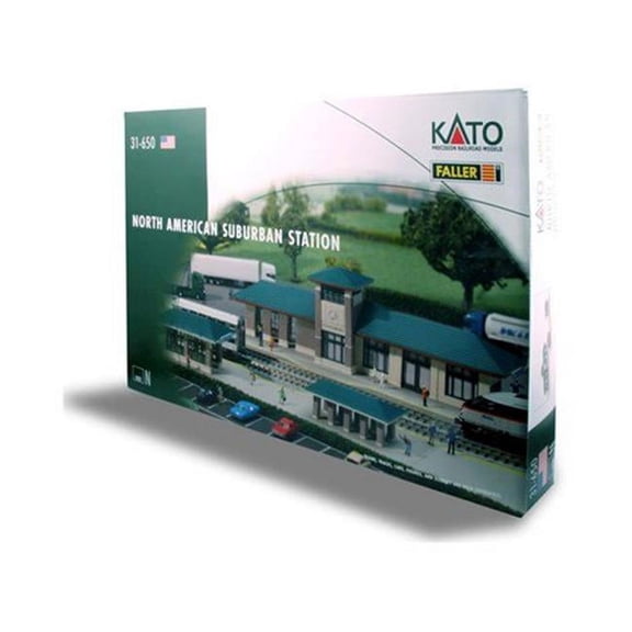 Kato KAT31-650 N North American Suburban Station Kit