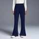 thumbnail image 2 of Odeerbi 5-14 Años Niñas Pantalones Acampanados Pantalones Casual Color Sólido Cintura Ajustable Con Bolsillo, 2 of 5