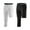 Black+white(left Short), variant on Aosijia 2 Pack Mens One Leg Tights Legging 3/4 Compression Pants Athletic Base Underwear for Basketball Running Yoga XS