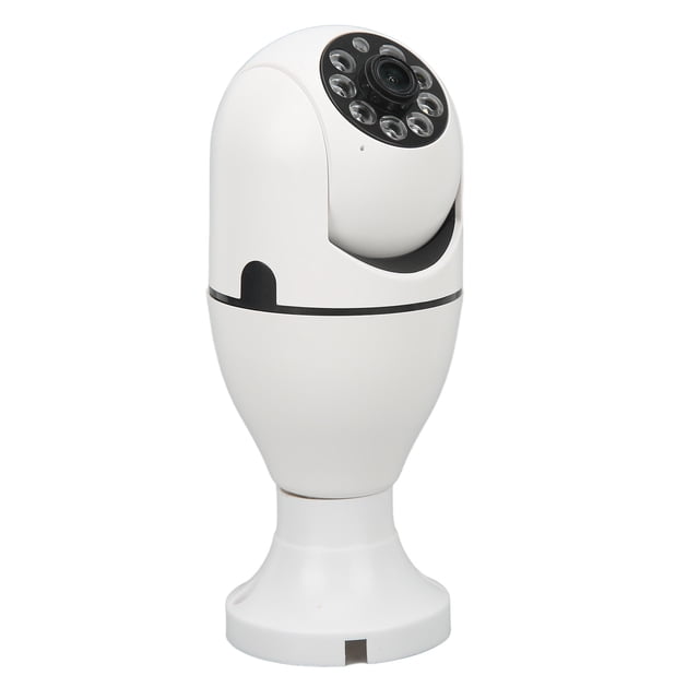 Cámara De Seguridad Con Bombilla, Compatible Con Llamadas De Voz E27, Interfaz Universal, Cámara Panorámica Infrarroja De 360 grados, Control De Aplicación Para El Hogar