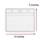 thumbnail image 3 of Funda protectora para tarjetas sanitarias Funda blanda de PVC | Pantalla de ventana transparente para tarjetas de vacunación e identificación | Se adapta a documentos de 4x3 pulgadas | Inserto, 3 of 8