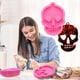 thumbnail image 3 of Xihbxyly Molde para Tartas con Forma de Calavera, de Silicona de Grado Alimenticio, Apto para Horno, Congelador y Lavavajillas, Fácil de Desmoldar para Crear Formas Detalladas, Perfecto para Fiestas, 3 of 7