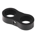 thumbnail image 1 of LOVIVER Oil Hose Clamp Fuel Line Mounting Clamps Hose Fitting Adapter AN8 Black, 1 of 8