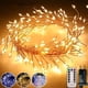 thumbnail image 2 of Guirnalda de luces LED con control remoto y alambre de cobre, con forma de petardos, para decoración de bodas, fiestas y habitaciones de Navidad, 2 of 5
