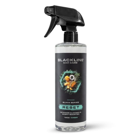Limpiador de interiores Blackline Reset con aroma de lujo Oasis para auto