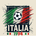thumbnail image 2 of World Cup 1994 Italia Adult Natural Crew Neck Short Sleeve Tee-Medium, 2 of 4