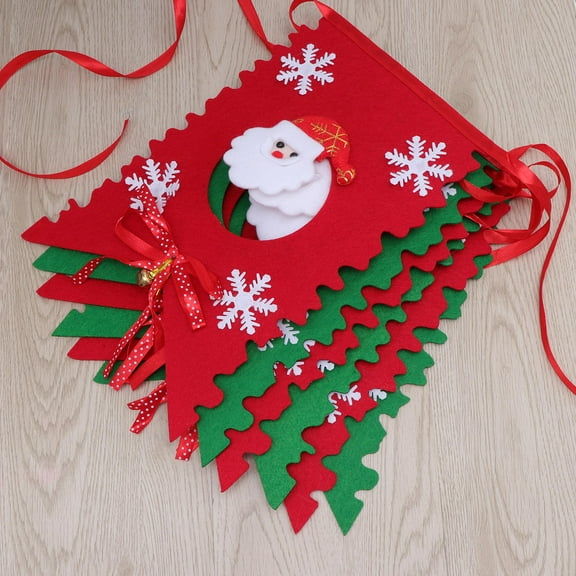 Mobutofu Set Garland Bunting Banners Flags Multi Color Nonwoven Fabric Photo Backdrop 35 Meters