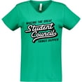 thumbnail image 3 of Inktastic Making the Great Student Council Things Happen Women's V-Neck T-Shirt, 3 of 5