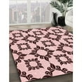 thumbnail image 2 of Ahgly Company Indoor Rectangle Patterned Brown Red Area Rugs, 2' x 4', 2 of 6