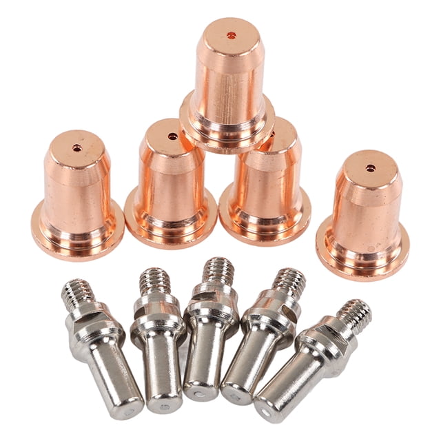 MAG Cutter Nozzle 1.1mm Nozzles 10Pcs Durable MIG Welding Gun Electrode For PT60 ANGGREK Herramientas