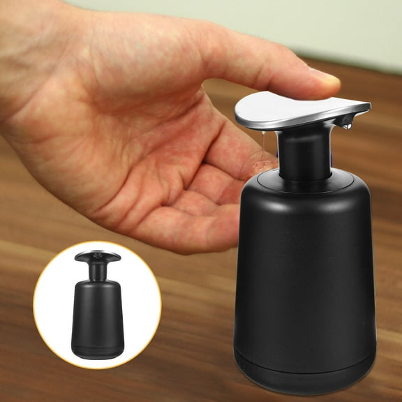 BESTOYARD Black Kitchen Soap Dispenser with Pump Refillable Plastic Container for Liquid Soap