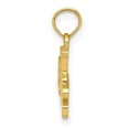 thumbnail image 6 of 14k Yellow Gold Solid Paris with Eiffel Tower Charm Pendant, 6 of 7