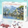 thumbnail image 1 of Rompecabezas de 1000 piezas con hermosos paisajes, los mejores regalos, juego de burlas para niños y niñas, 1 of 7
