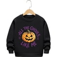 thumbnail image 4 of SJLDQY Halloween Sweatshirts for Boys Fall Winter Lined Long Sleeve Crew Neck Sweatshirt Hallowmas Pumpkin Graphic Pullover Tops for Boys, 4 of 4