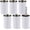 White, variant on 6 Pack Wine Chiller Bucket Wine Bottles Cooler Bulk, Stainless Steel Double Wall Insulated Champagne Ice Bucket for Parties,Fits for 750 ml Bottles (White)